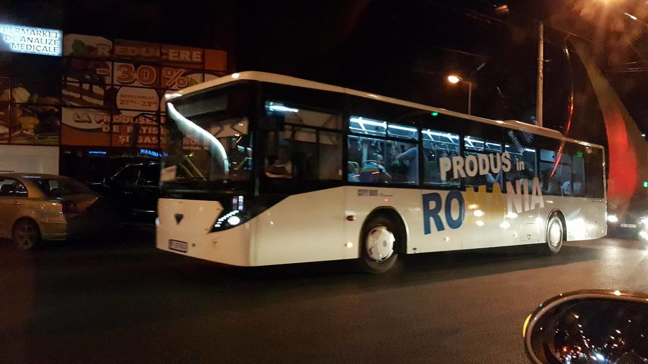 Autobuze noi, fabricate în România, pe străzile din Chișinău. Foto: unimedia.md