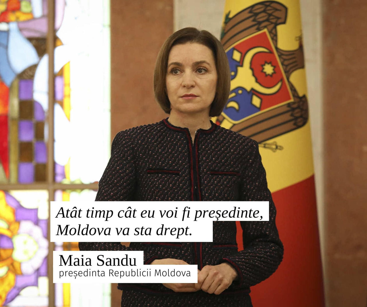 Санду: Если бы Украина не сопротивлялась, русские сегодня были бы в Молдове.