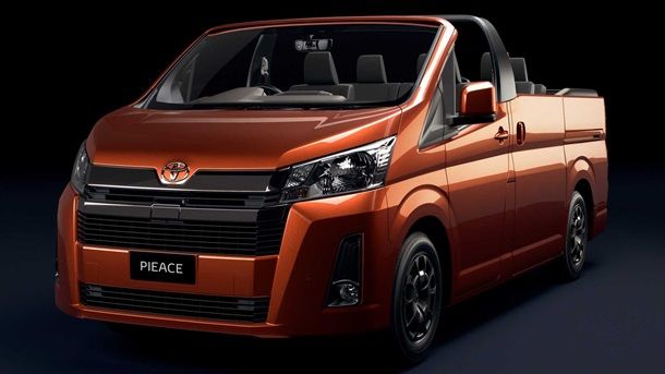 Toyota превратила минивэн HiAce в кабриолет.
