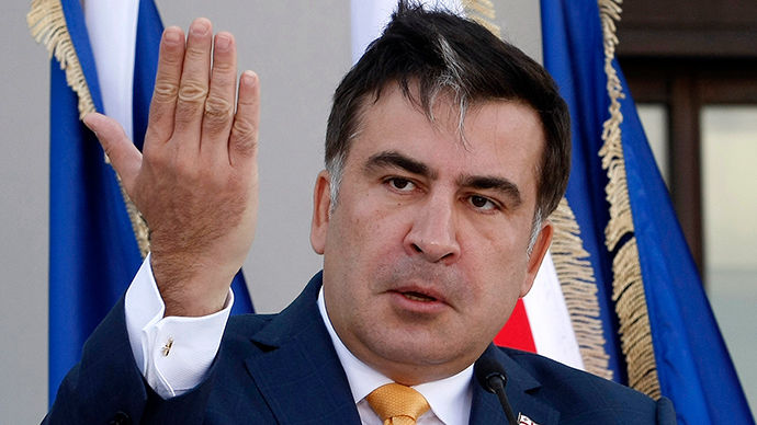 Mașina blindată a lui Mihail Saakașvili, furată de o grupare interlopă. Foto: saccsiv.wordpress.com