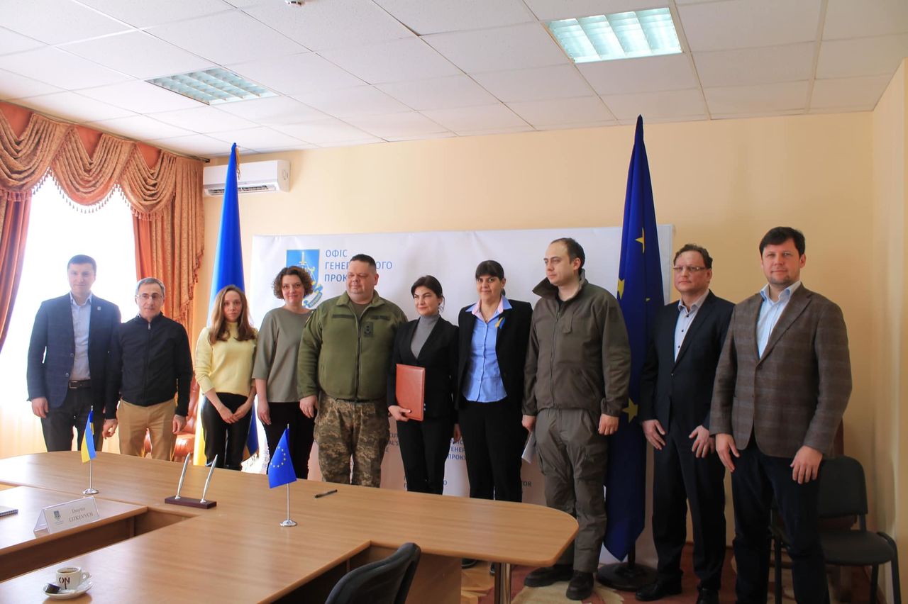 Глава Европрокуратуры Ковеши посетила Украину.