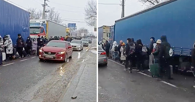 Иностранные студенты бегут из Украины в Румынию.