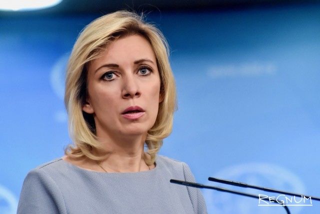 Официальный представитель МИД России Мария Захарова.