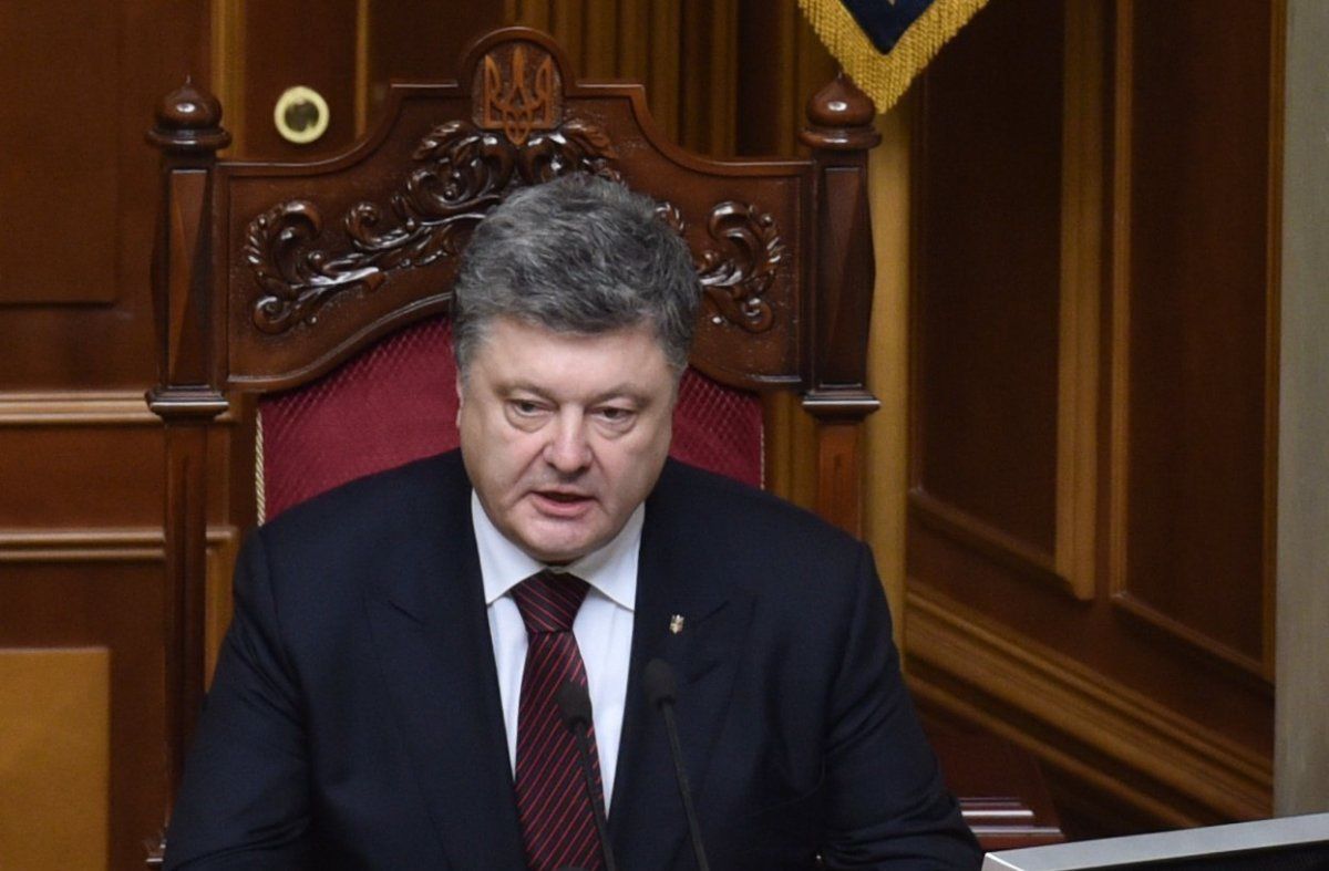 Президент Украины Петр Порошенко.