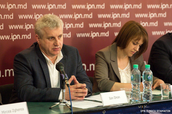 Ion Dron vine în lupta pentru fotoliul de primar de Chişinău în calitate de candidat independent. Foto: ipn