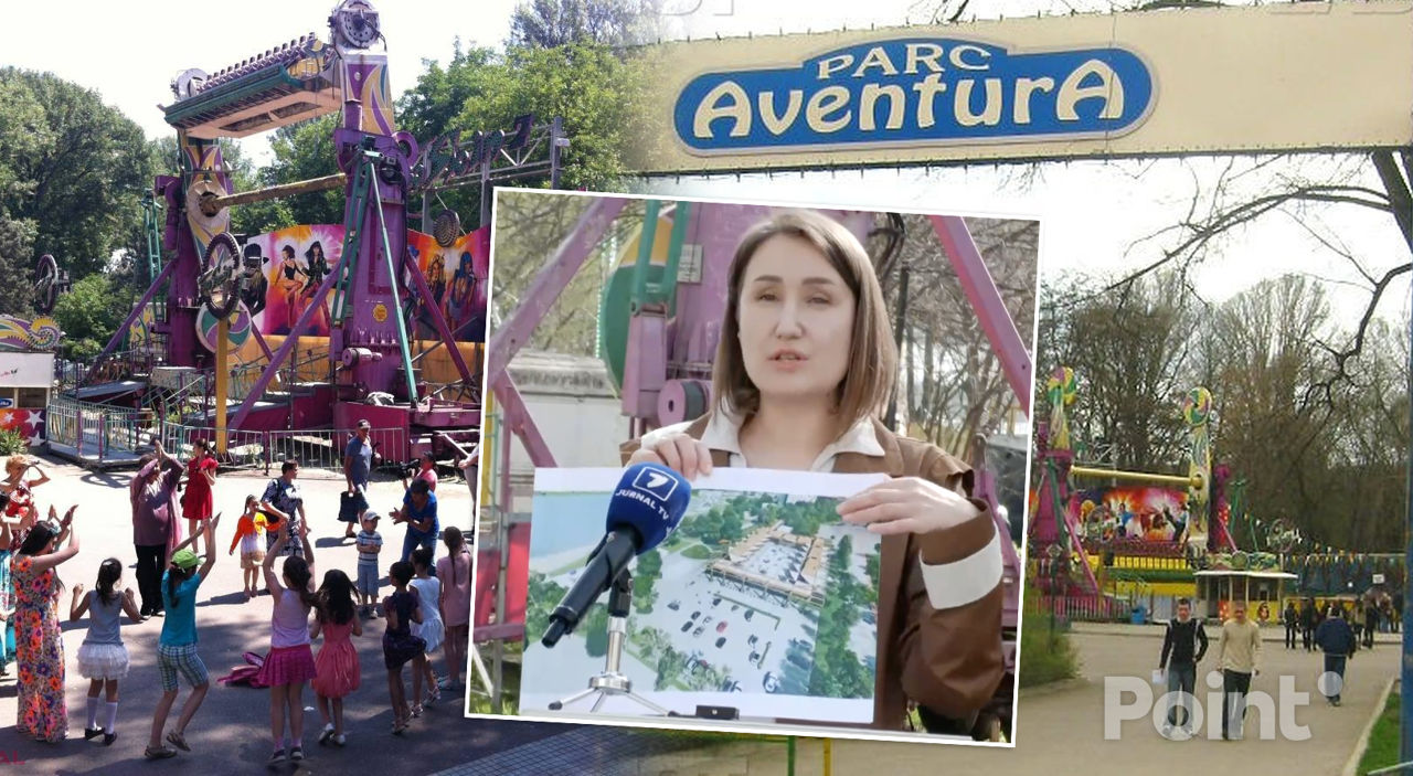 Aventura Park din Chișinău va fi demontat: Urmează să fie reamenajat în patru zone.