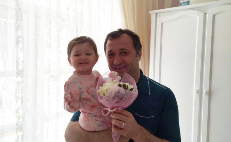 Дочери Влада Филата и Анжелы Гонца исполнилось два года.