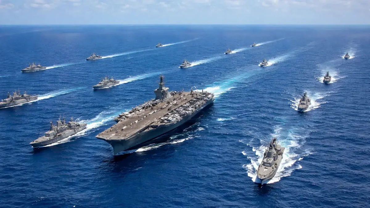 SUA au anunțat interceptarea a 10 nave de la începutul blocadei Strâmtorii Ormuz.