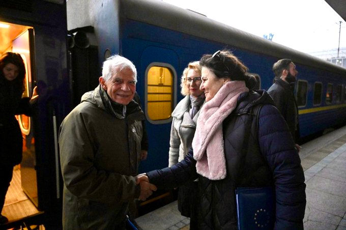 Жозеп Боррель прибыл в Украину.