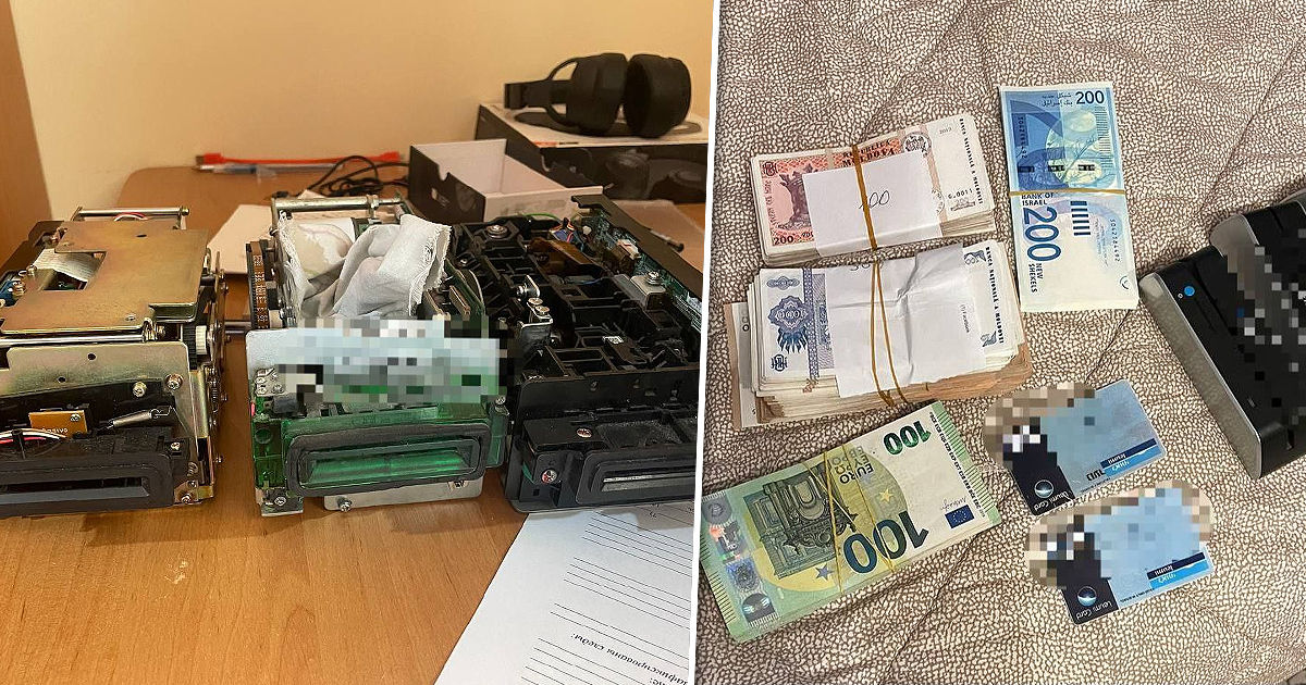 Устройства предназначались для нелегальной установки в банкоматах в европейских странах. Коллаж: Point.md