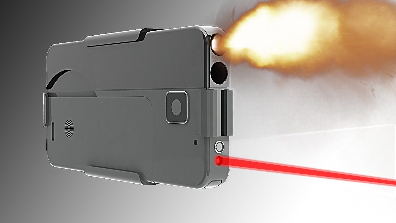 Serviciile de securitate belgiene au fost avertizate cu privire la posibila apariție în Europa a așa-numitului „iPhone Gun”. Foto: youtube.com