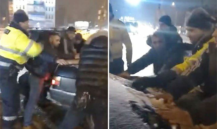  Задержанных доставили в Инспекторат полиции сектора Рышкановка.