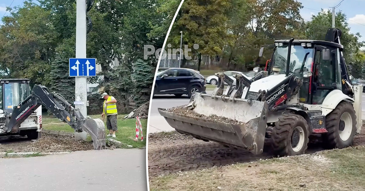 На столичном бульваре Куза-Водэ начались новые ремонтные работы.