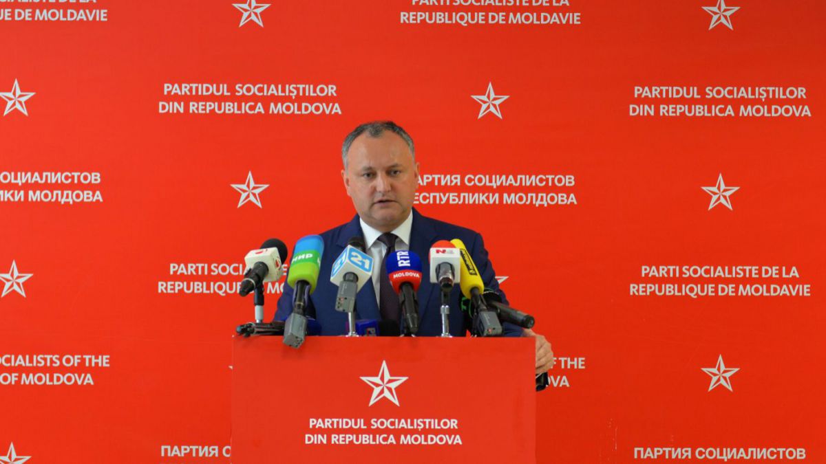 Igor Dodon a spus că răbdarea populaţiei a ajuns la limită.