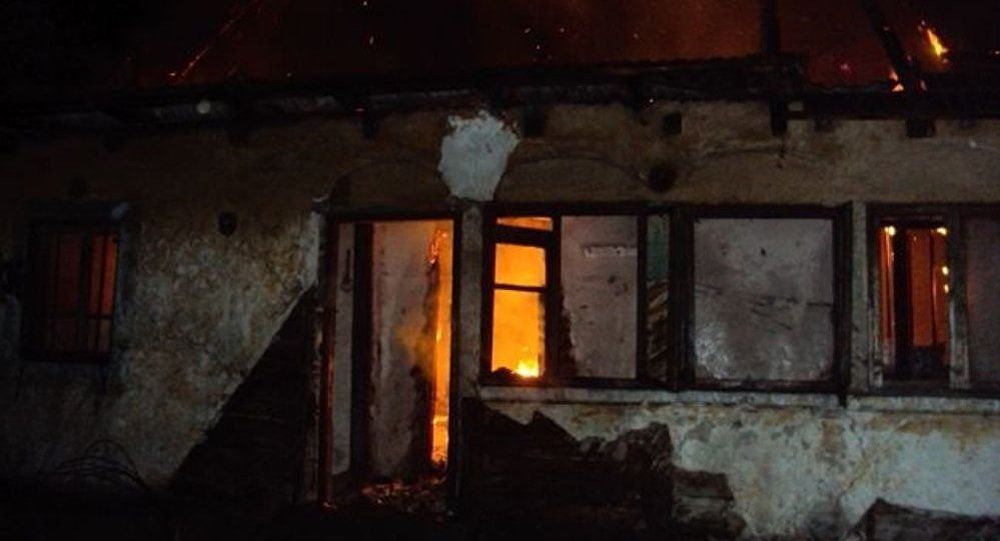 Incendiu la o școală din Kiev. Foto: dse.md