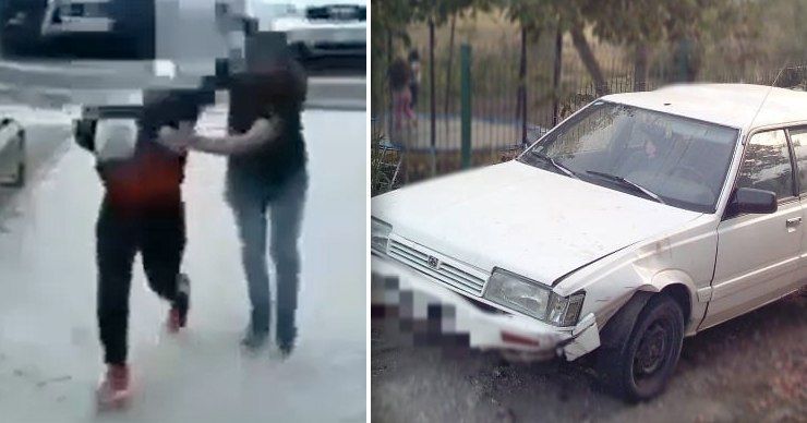 Полиция задержала трех угонщиков автомобиля в Страшенах. Фото: Point.md.