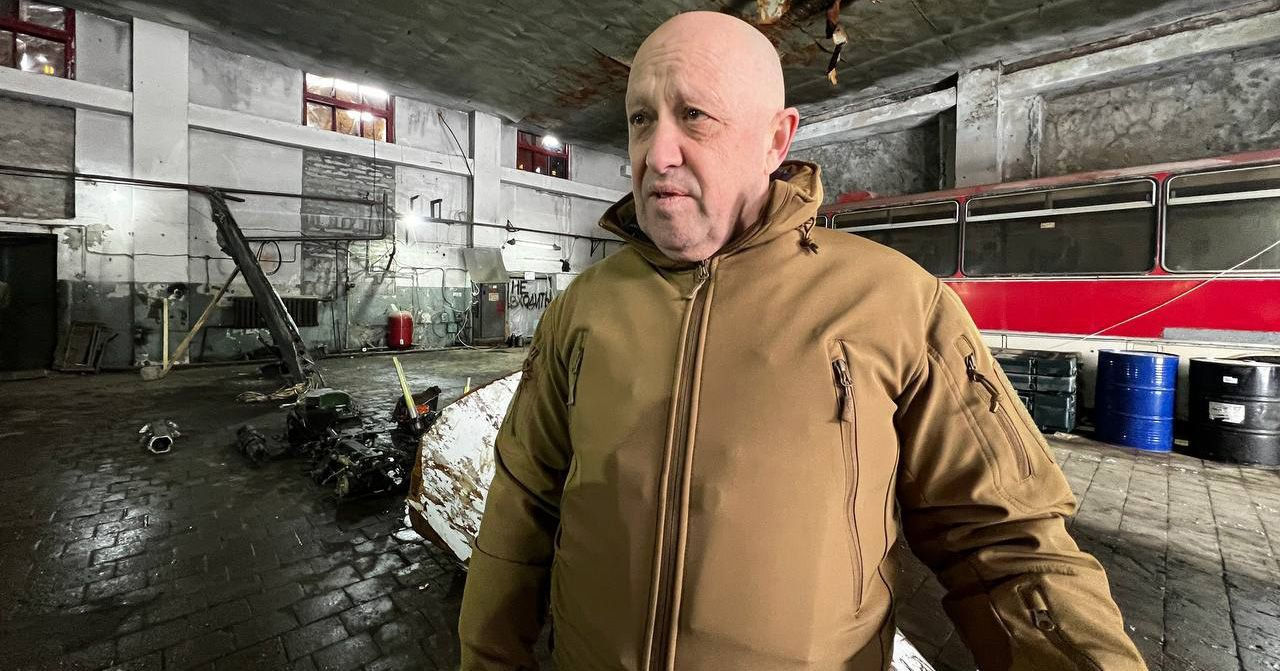 Пригожин заявил о начале вывода ЧВК "Вагнер" из Бахмута.