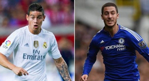 Eden Hazard ar putea ajunge la Real Madrid, la schimb cu James Rodriguez.