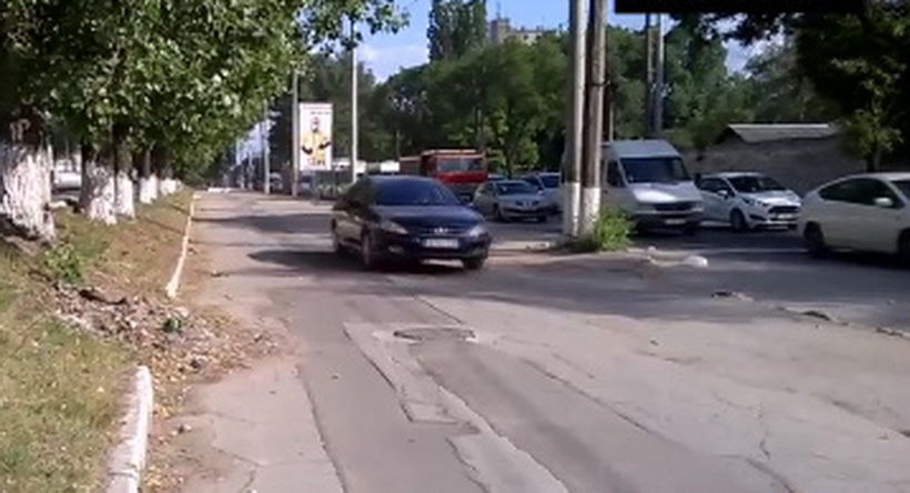 Видео было заснято на столичной улице Узинелор.