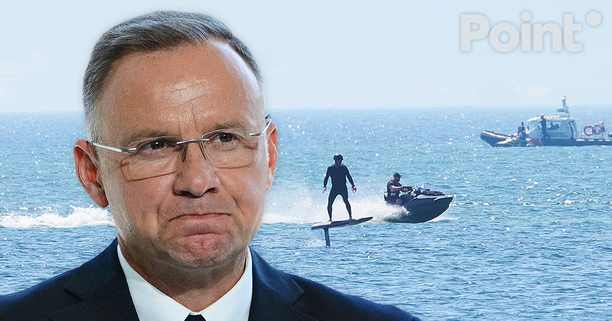 Президент Польши во время отдыха упал с доски для джетсерфинга.