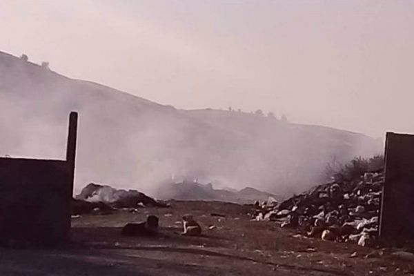 Установлено, что свалка в Вулканештах загорелась в результате поджога.