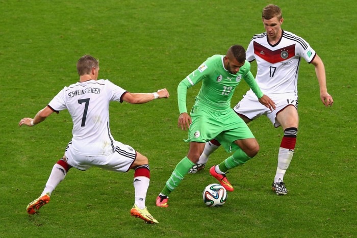 Germania s-a calificat în sferturile de finală unde va întâlni echipa Franței, după ce a învins Algeria în optimi, cu 2:1.