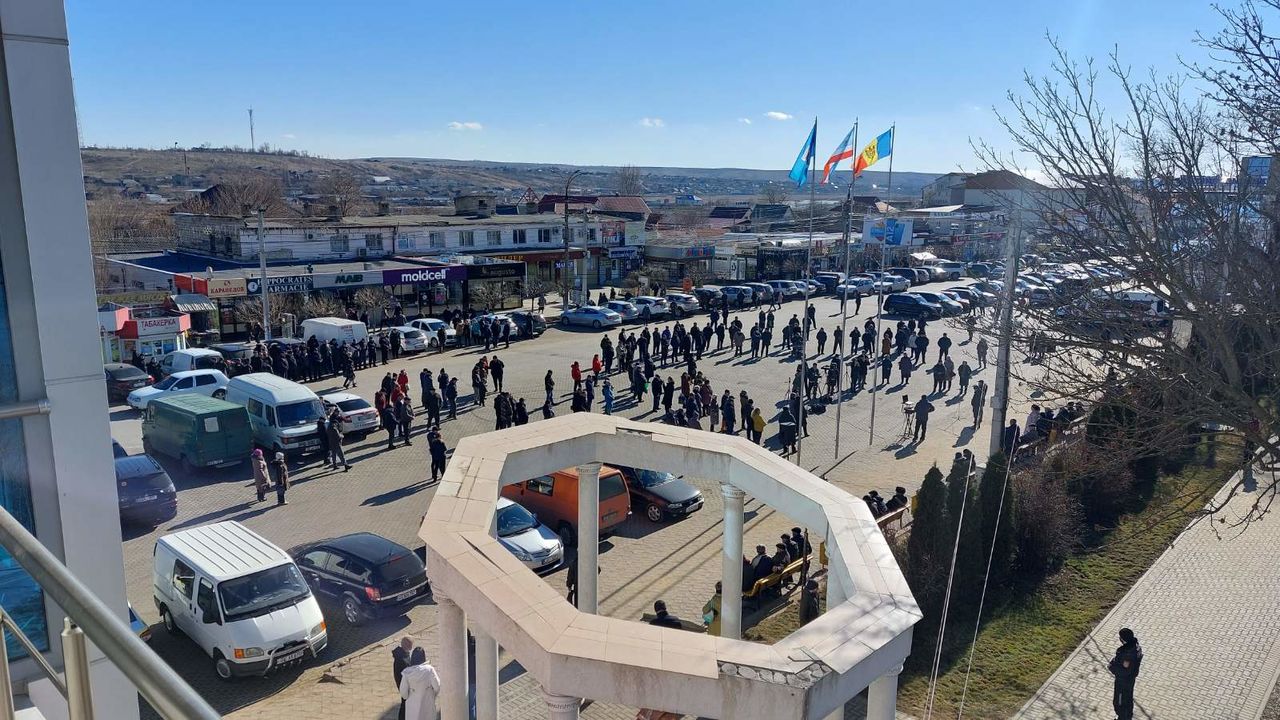 В Гагаузии прошел очередной митинг протеста.