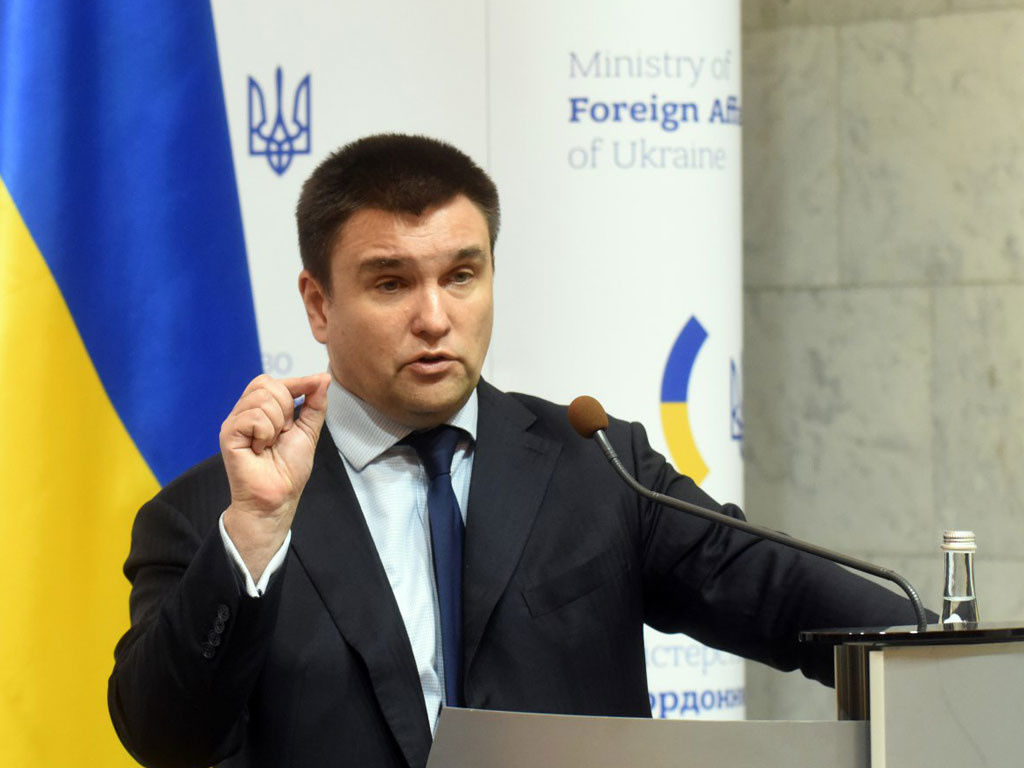 Министр иностранных дел Украины Павел Климкин.