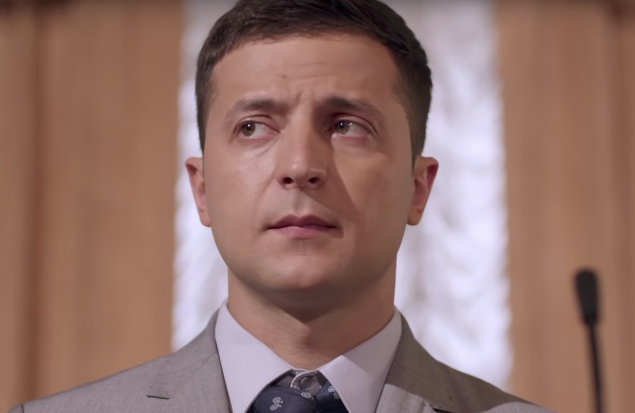 Кандидат в президенты Украины Владимир Зеленский.