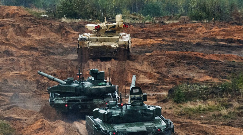 Armata rusă a pierdut un tanc în timpul exercițiilor Zapad-2017. Foto: paginaderusia.ro