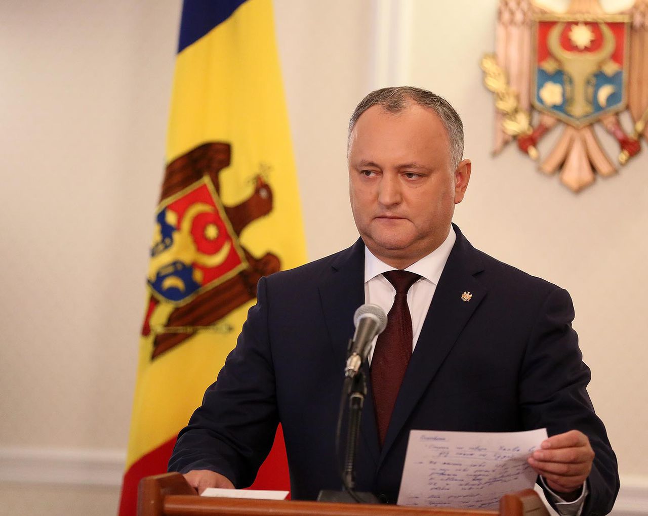 Afirmații ale lui Dodon care au făcut înconjurul presei din România. Foto: ntv.md