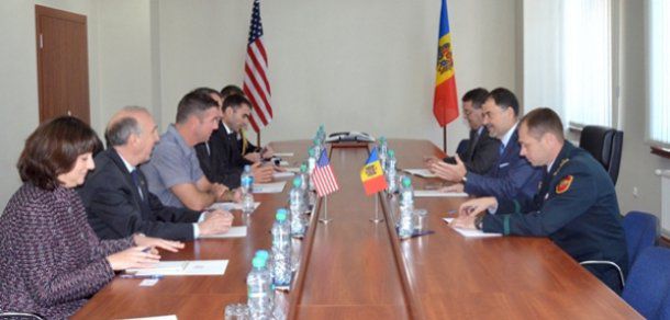 Întrevedere moldo-americană la Ministerul Apărării al R. Moldova. Foto: army.md