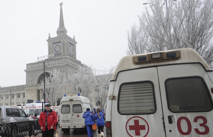 15 человек погибли, 27 ранены при взрыве на вокзале в Волгограде. Фото: ИТАР-ТАСС/Дмитрий Рогулин
