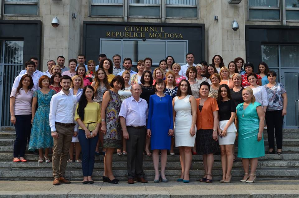 Corina Fusu și-a prezentat raportul al 100 zile de mandat. Foto: oficial.md