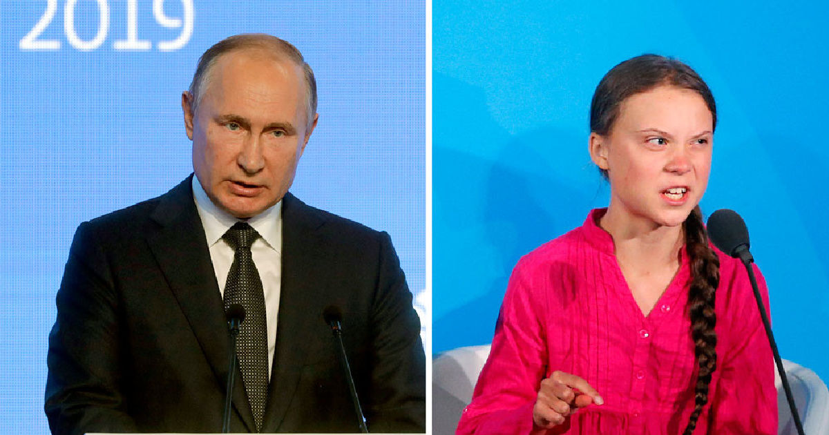 Президент России Владимир Путин признался, что не разделяет восторгов от выступления Греты Тунберг.