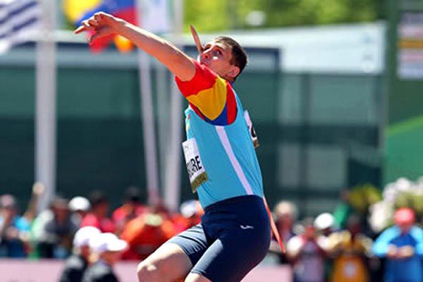  Andrian Mardare a stabilit un nou record național la aruncarea suliței. Foto: ipn.md