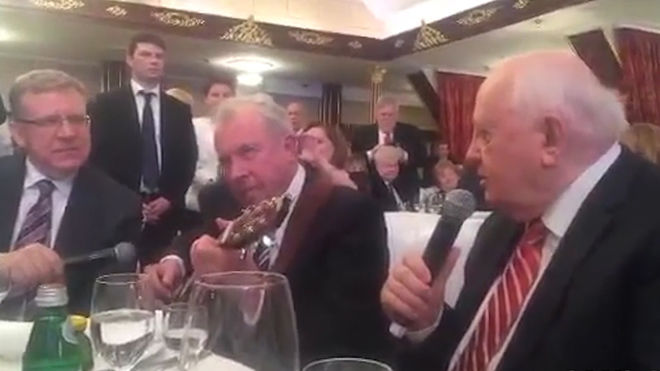 Бывший президент СССР отпраздновал юбилей в отеле Radisson.