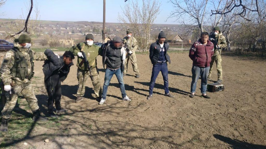 Четверо молдаван были задержаны на границе с Украиной.