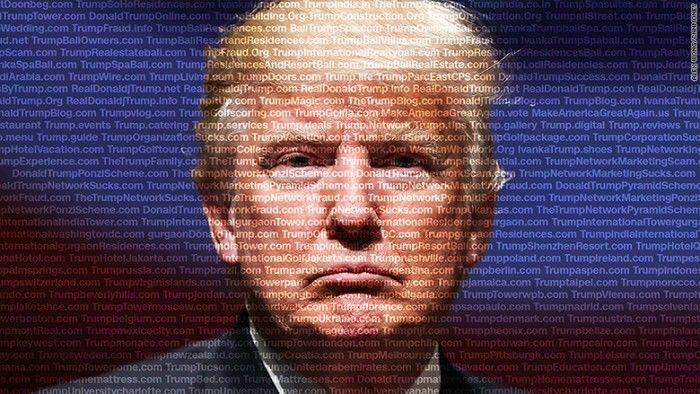 Donald Trump deține mii de site-uri legate de numele său. Foto: playtech.ro 