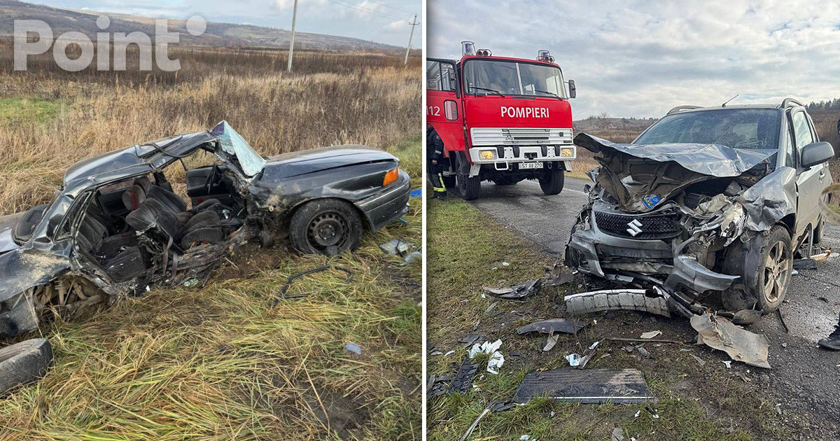 Accident grav la Strășeni: Trei persoane au murit.