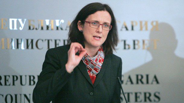Она прибыла в Молдову по случаю первой годовщины Соглашения об ассоциации РМ-ЕС. Фото: bnr.bg