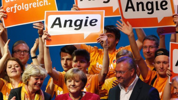 Germanii şi-au dorit o mămică, aşa cum este cancelarul lor, Angie Foto: Der Spiegel