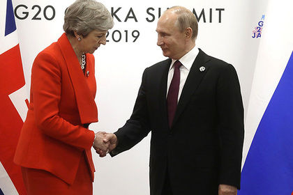 Мэй и Путин обсудили условия восстановления отношений.