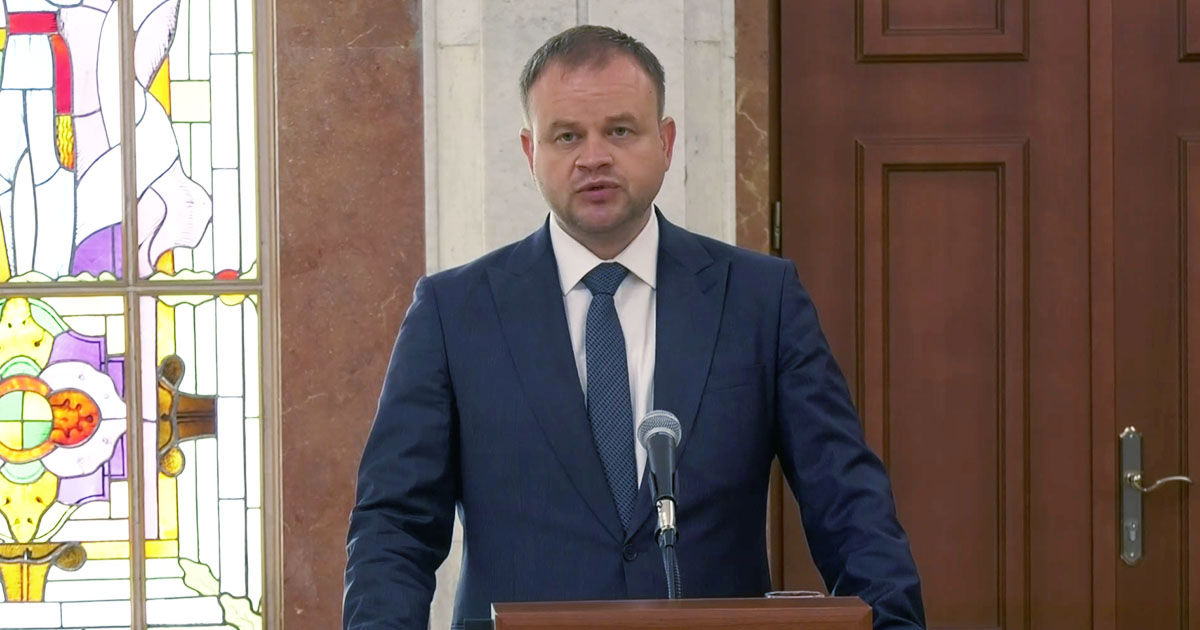 Noul vicepremier pentru Reintegrare, Roman Roșca, a depus jurământul.
