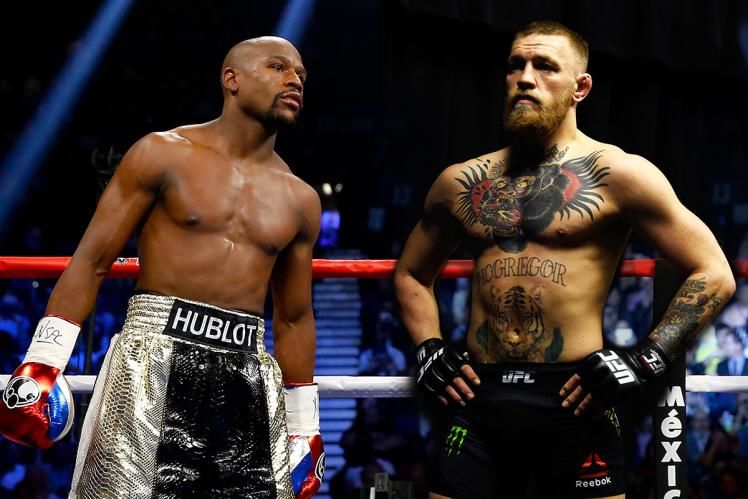 Războiul dintre Conor McGregor şi Floyd Mayweather continuă. 
