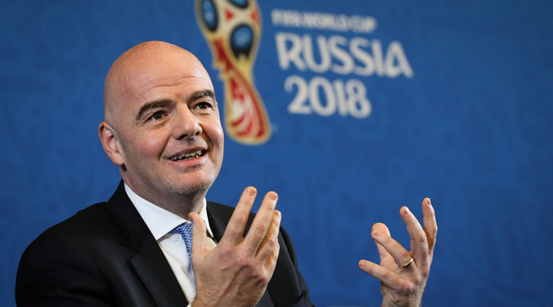 Глава Международной федерации футбола (ФИФА) Джанни Инфантино.