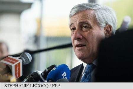 Președintele Parlamentului European, Antonio Tajani.