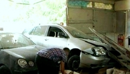 Un accident incredibil s-a produs în această după-amiază pe strada Uzinelor din capitală.