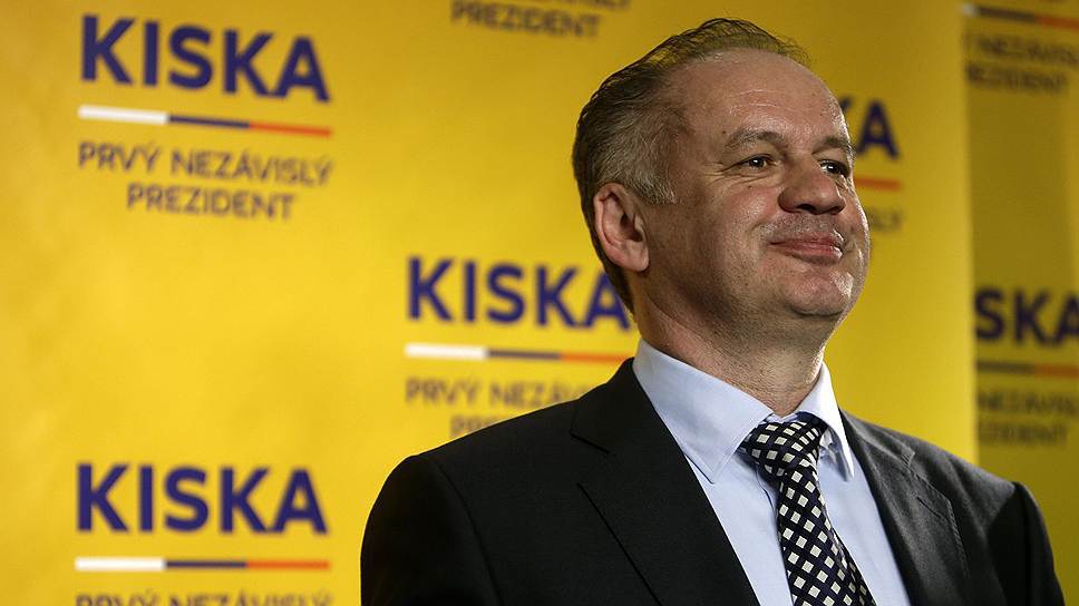 Киска был избран президентом Словакии 30 марта 2014.