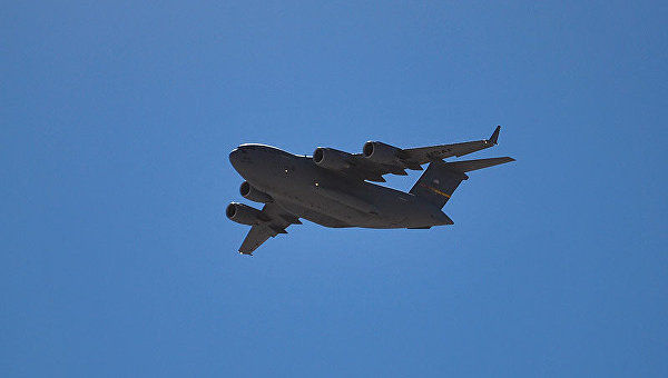 Boeing C-17 возвращался из Ирака на авиабазу "Рамштайн" в Германии.